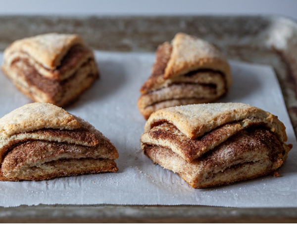 Cinnamon sugar scones