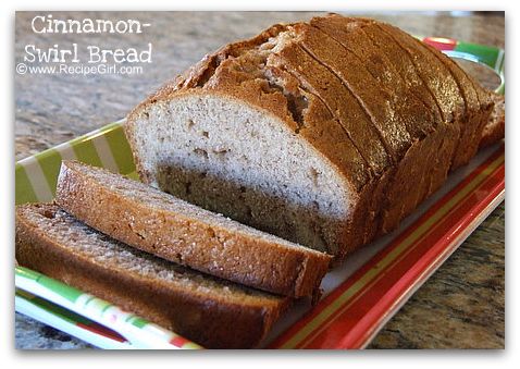 Cinnamon swirl bread