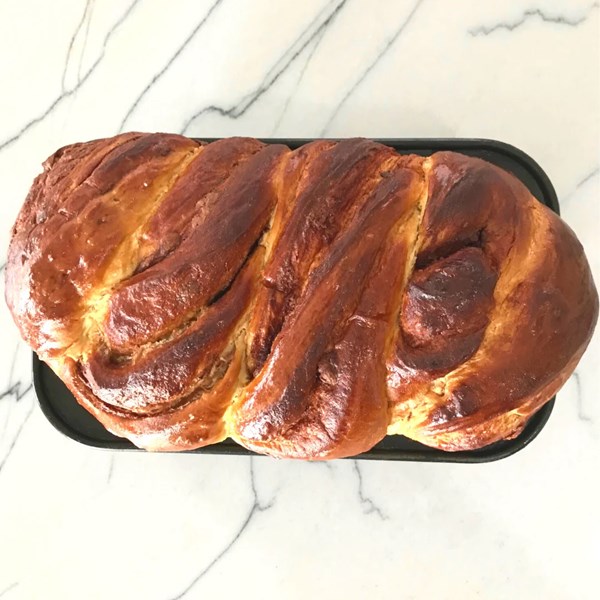 Cinnamon swirl brioche