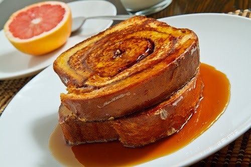 Cinnamon swirl French toast