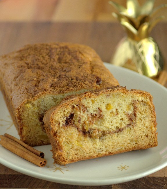 Cinnamon swirl pineapple bread