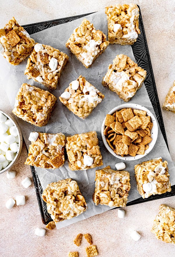 Cinnamon toast crunch Rice Krispie treats