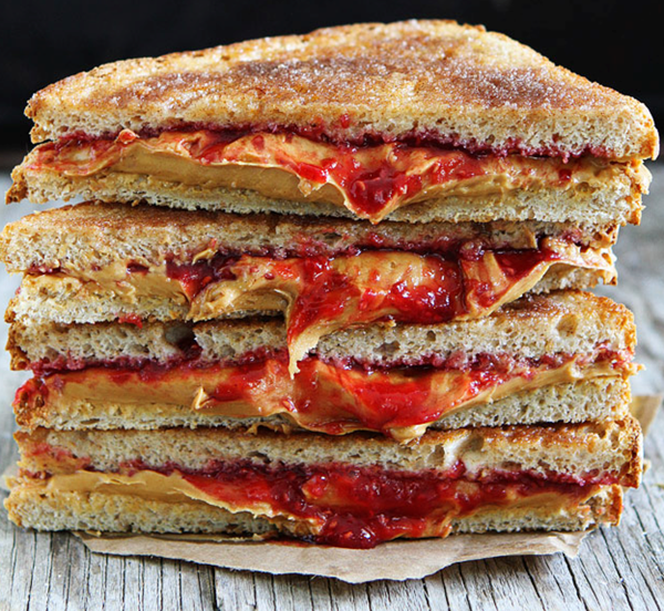 Cinnamon toast PB&J