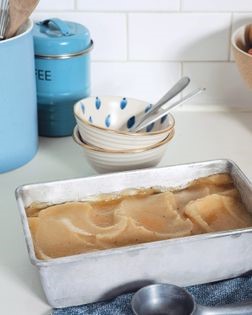 Cinnamon water sorbet