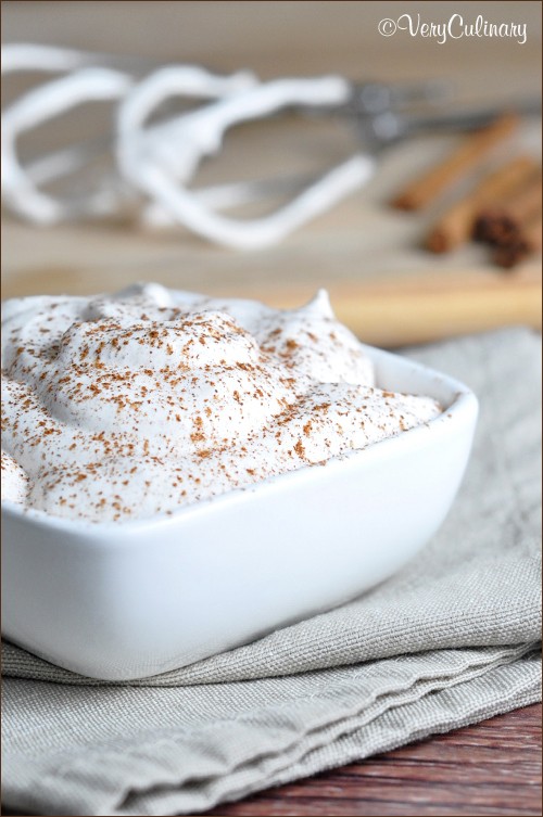 Cinnamon whipped cream