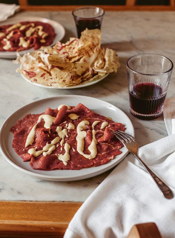 Cipriani's carpaccio