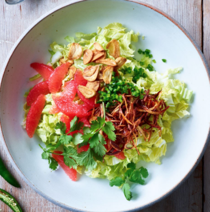 Citrus & napa cabbage salad