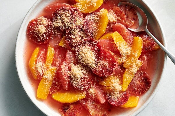Citrus and coconut ambrosia 