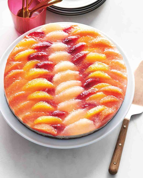 Citrus-and-spice cheesecake