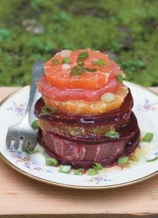 Citrus-beet stack