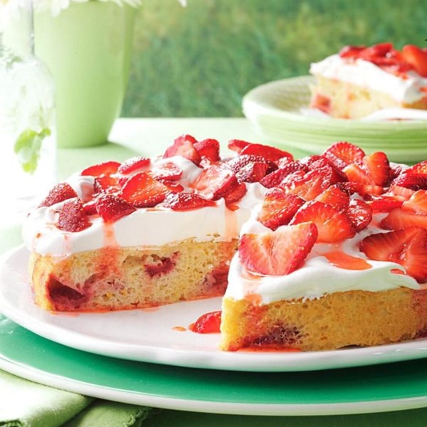 Citrus berry shortcake