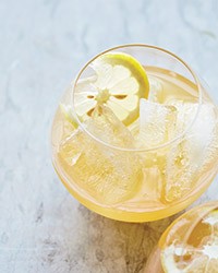 Citrus, brandy and pineapple punch