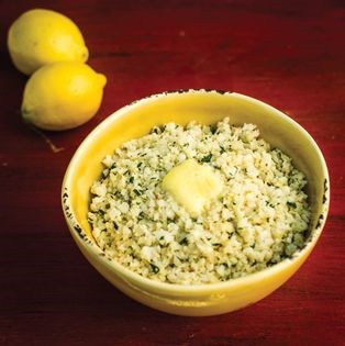 Citrus cauliflower rice