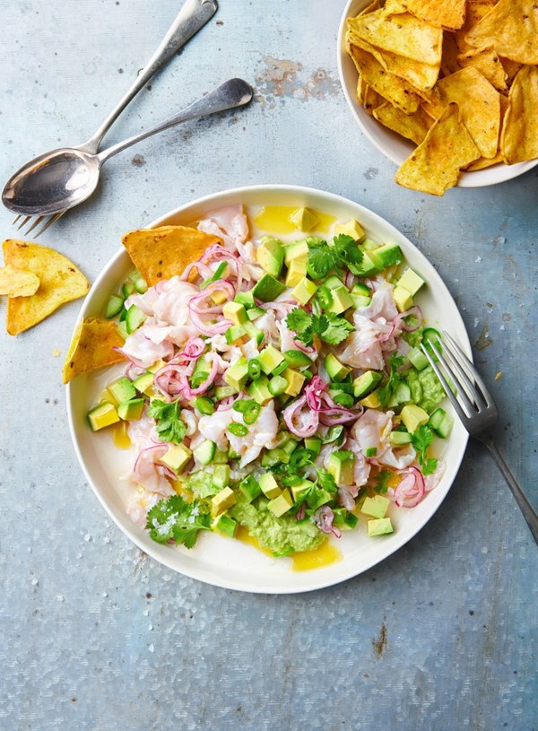 Citrus ceviche with avocado