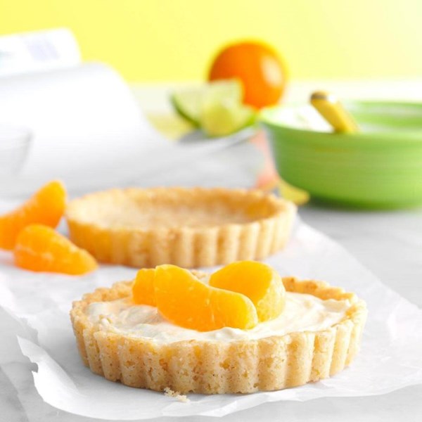 Citrus cream tartlets