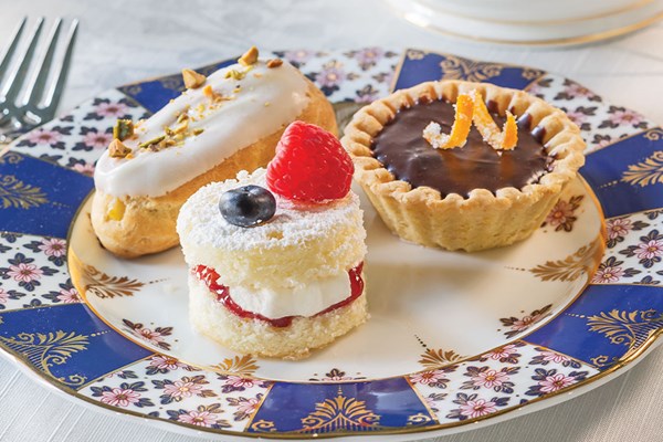 Citrus-Earl Grey ganache tartlets