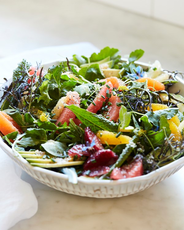 Citrus farmers market salad