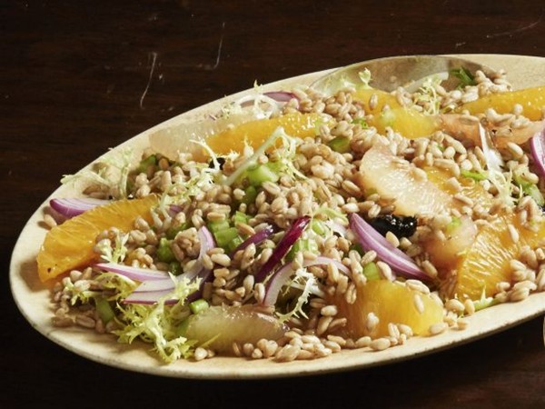 Citrus farro salad