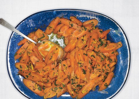 Citrus-glazed carrots