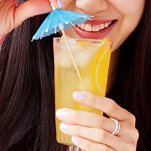 Citrus-honey beer shandy