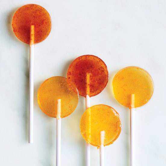 Citrus lollipops