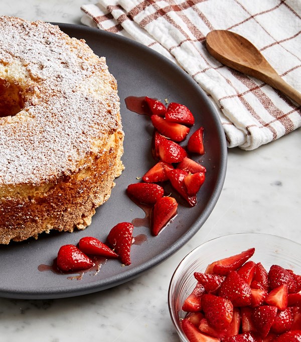 Citrus-macerated strawberries