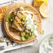 Citrus-marinated fish tacos