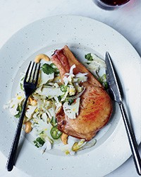 Citrus-marinated pork chops