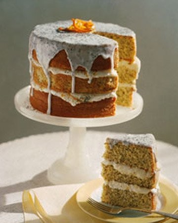 Citrus-poppy seed cake