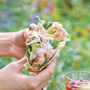 Citrus shrimp tacos