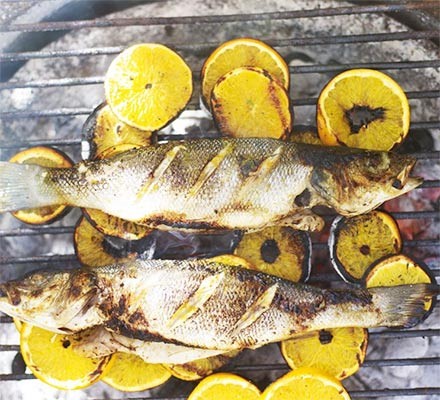 Citrus-spiked sea bass