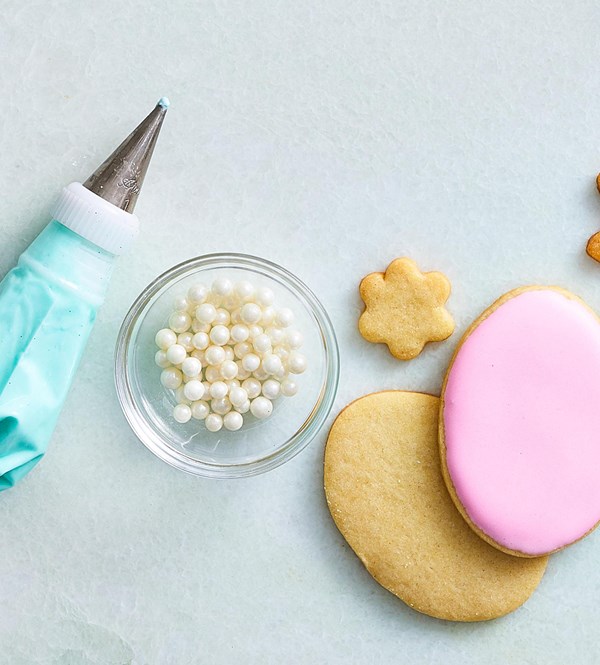Citrus sugar cookie eggs