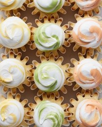 Citrus swirl cupcakes