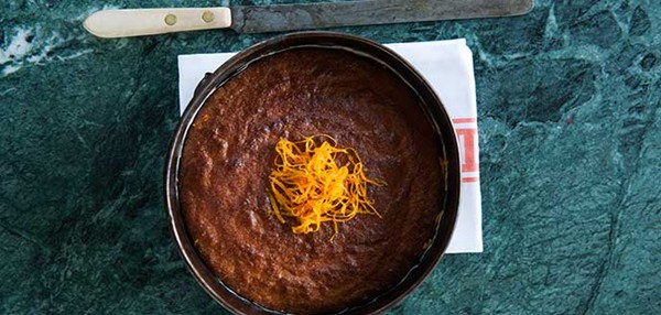 Citrus syrup cake