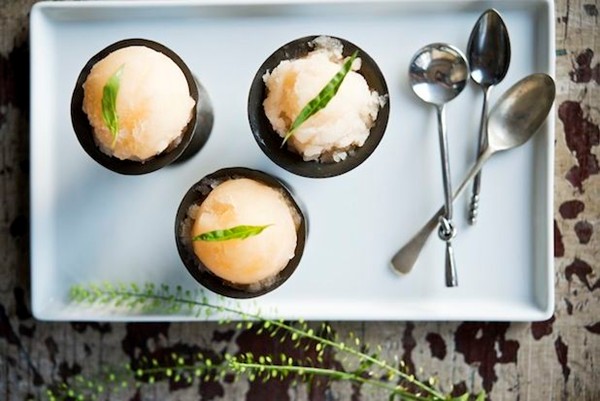 Citrus tarragon sorbet