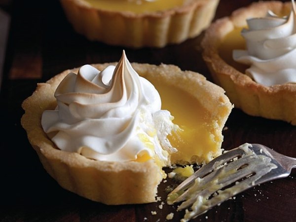 Citrus tartlets [cornmeal short dough]