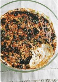 Citrus yoghurt & black sugar pudding