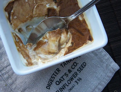 Citrus yoghurt & black sugar pudding