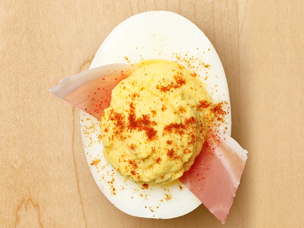 Claire Robinson's Spanish deviled eggs
