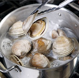 Clam broth