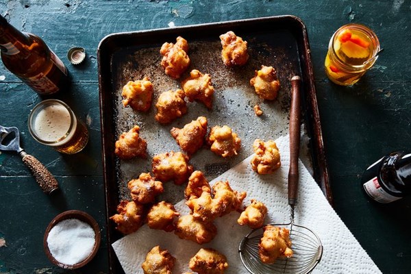 Clam cakes, my Rhode Island style