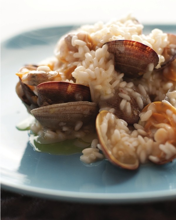 Clam risotto