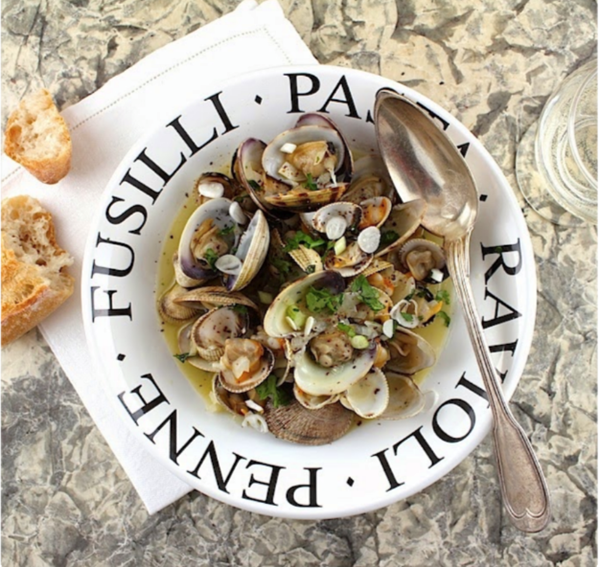 Clams in white wine
