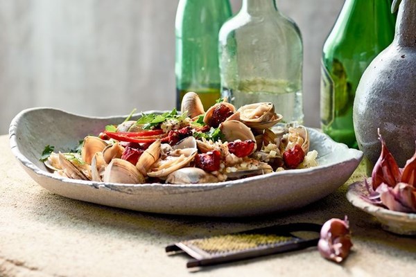 Clams, sopressa & bottarga