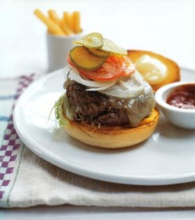 Classic all-American burger