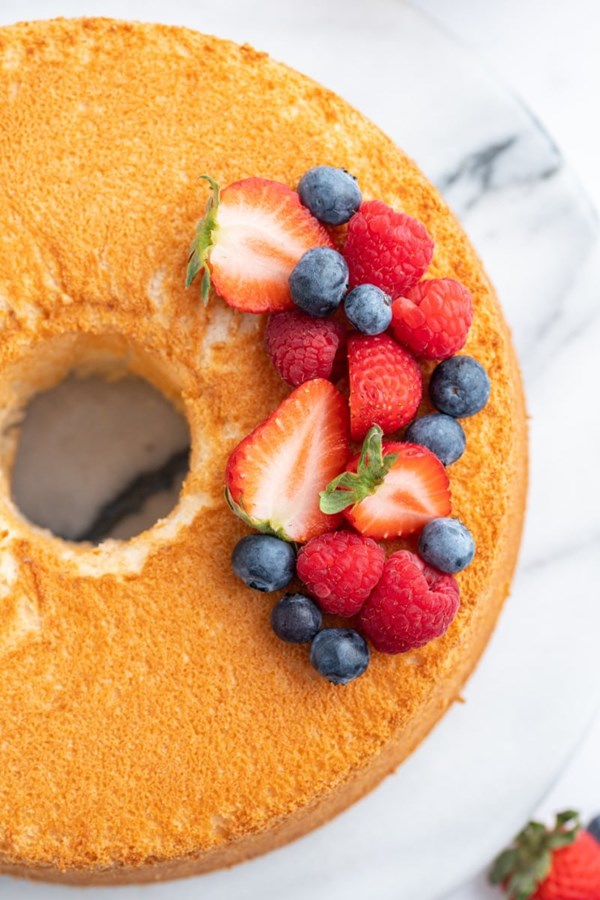 Classic angel food cake
