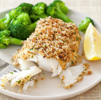 Classic baked fish fillets
