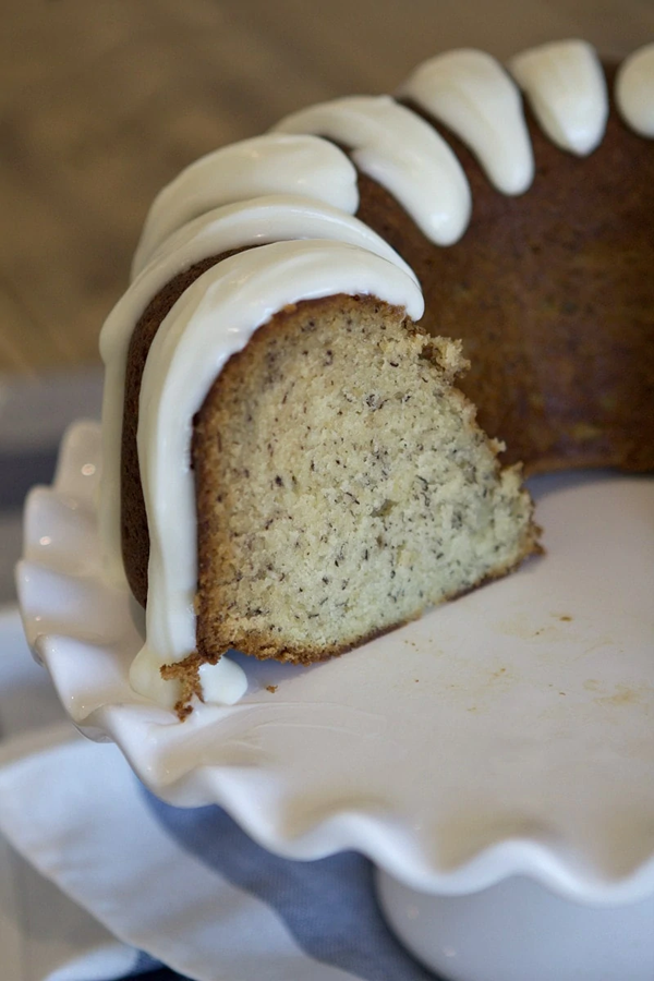 Classic banana bundt cake