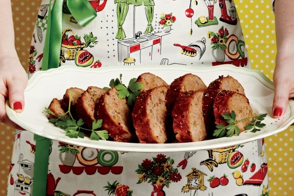 Classic barbecue beef meat loaf