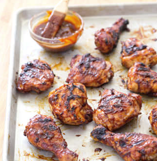 Classic barbecued chicken
